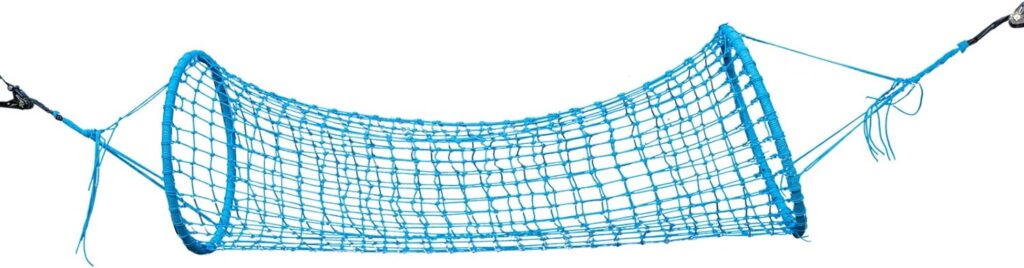 bintiva Outdoor Playground Rope Tunnel - Suspension Crawl Bridge for Children of All Ages