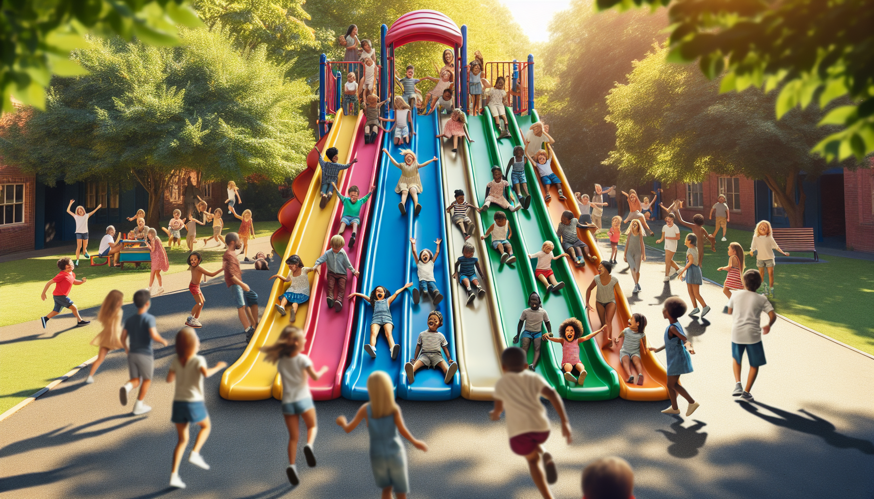 Do Playgrounds Usually Have A Sliding Board?