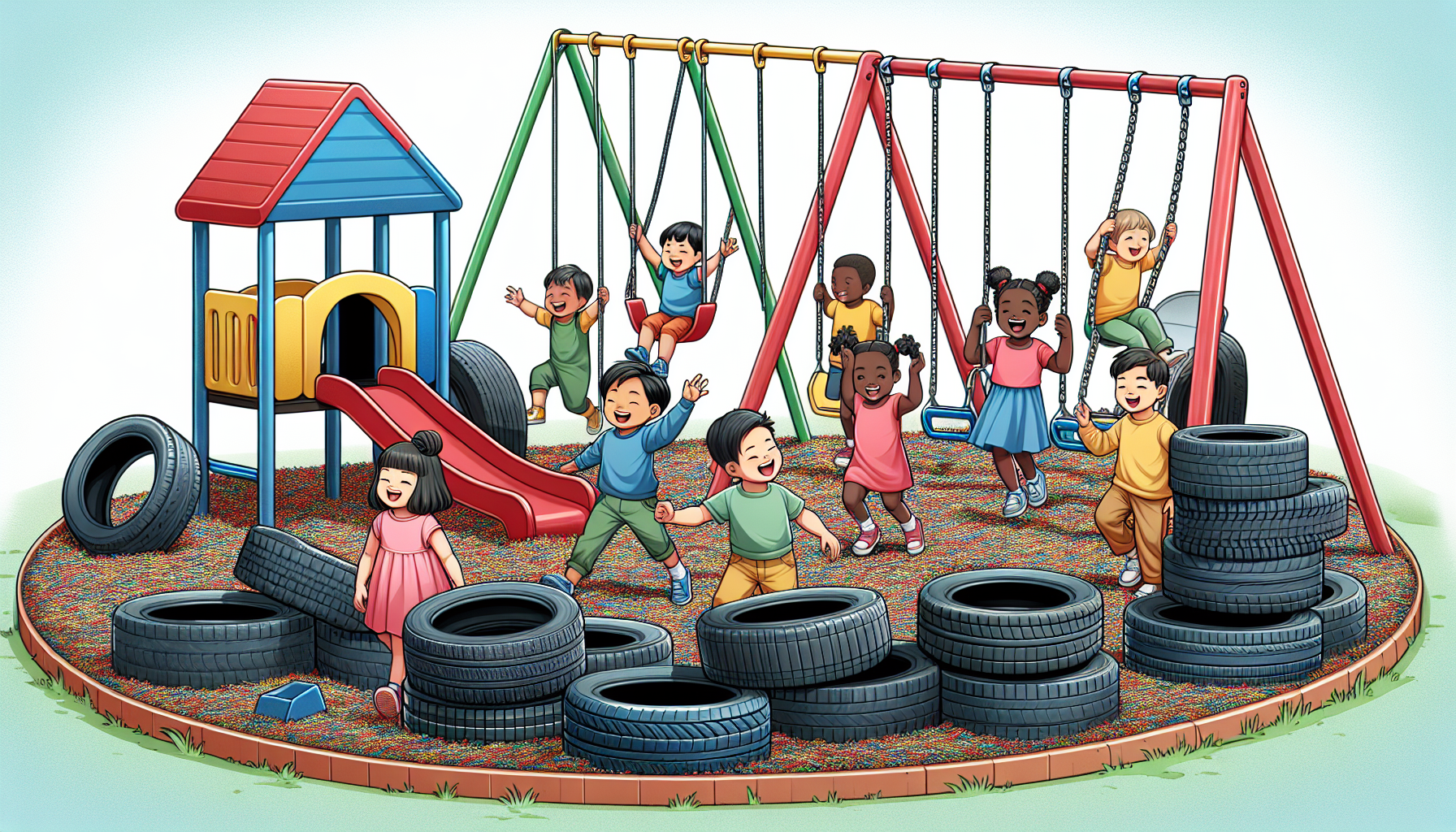 What Are The Benefits Of Rubber Mulch For Playgrounds?
