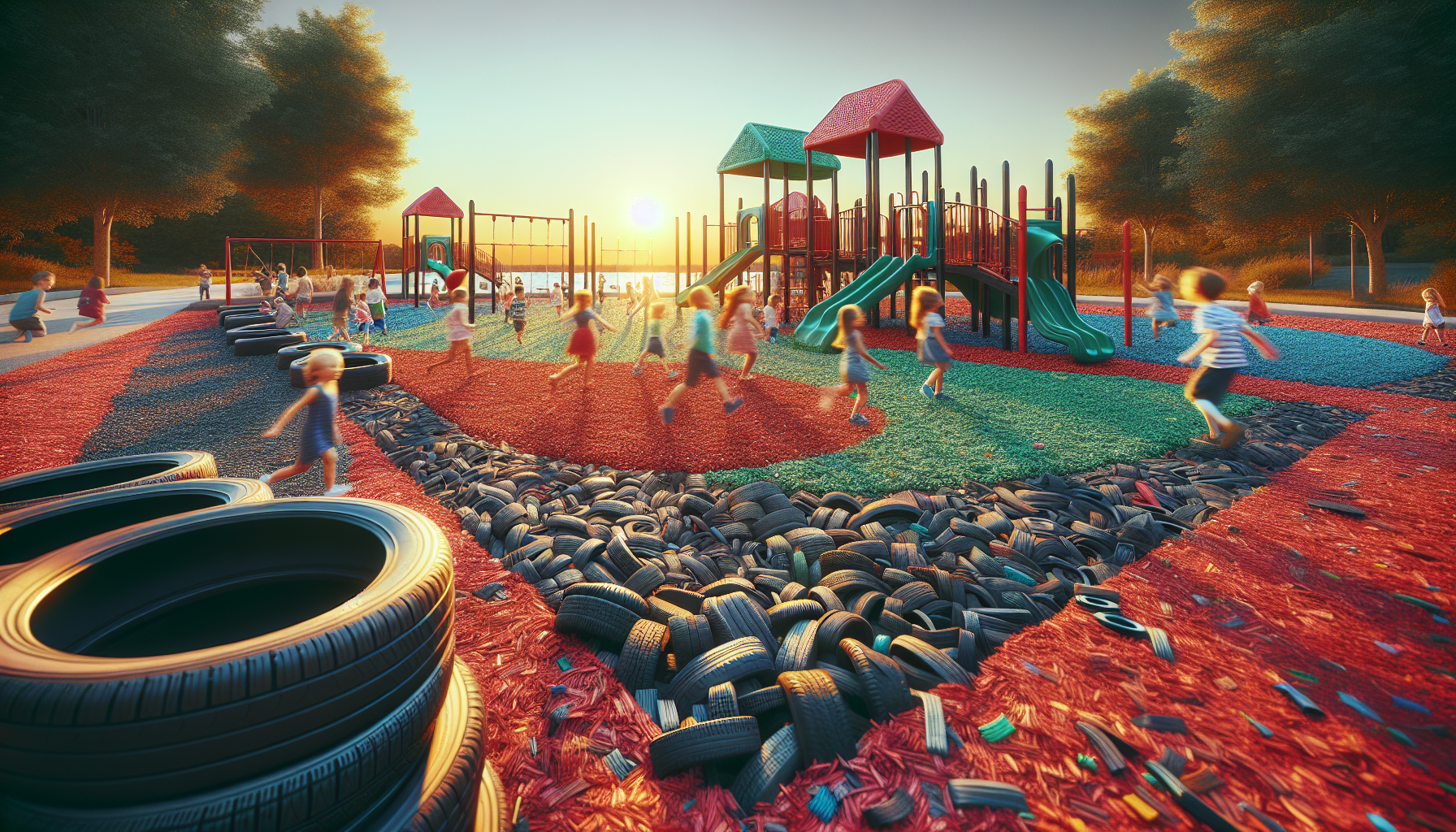 What Are The Benefits Of Rubber Mulch For Playgrounds?