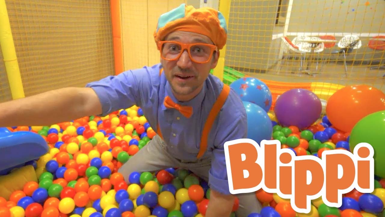 Learning With Blippi At An Indoor Playground For Kids | Educational Videos For Toddlers