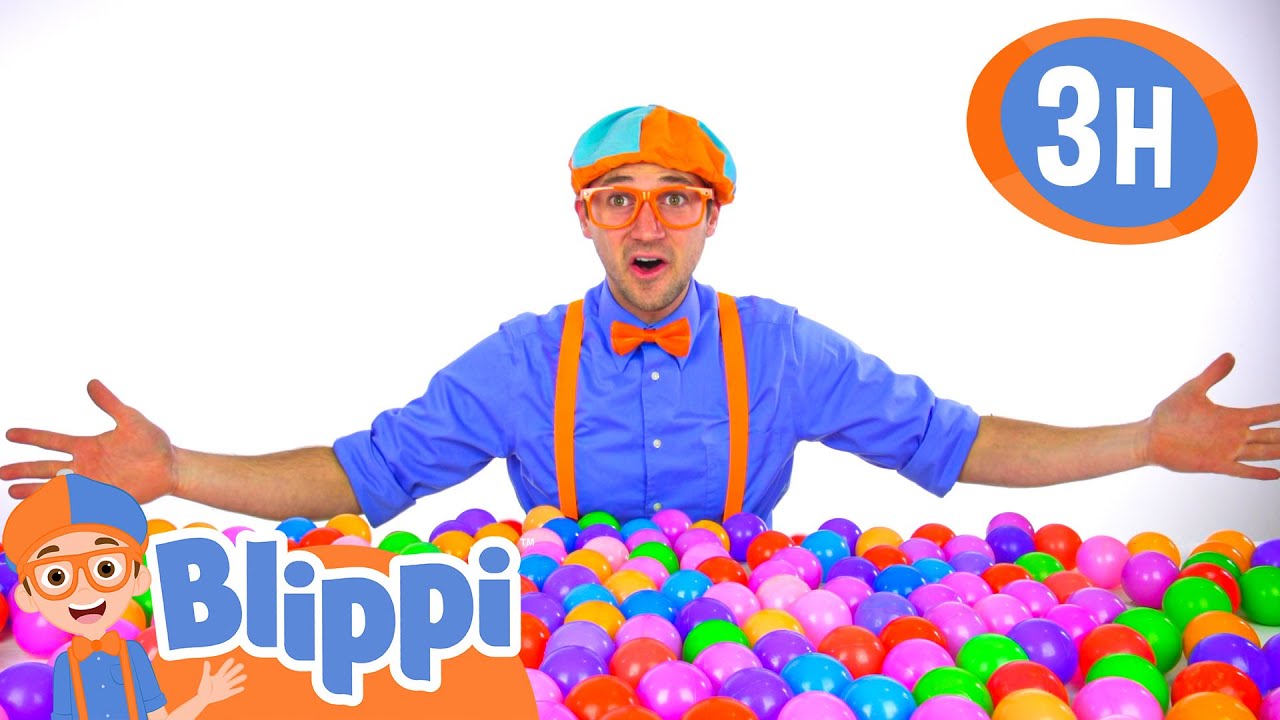 Learn Colors with Colorballs and Machines | Blippi - Kids Playground | Educational Videos for Kids