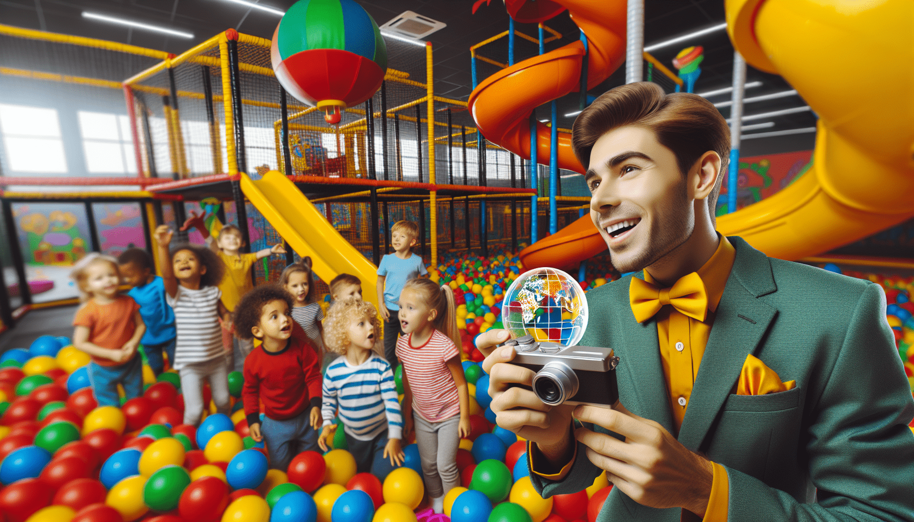 Blippi Visits Kinderland Indoor Playground! | Blippi | Educational Videos for Kids