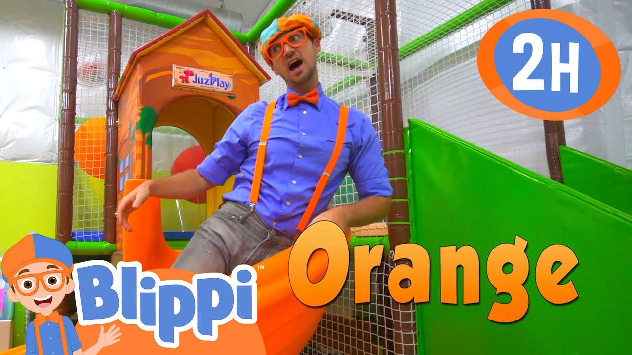 Learn With Blippi At The Indoor Playground For Kids | Educational Videos for Toddlers