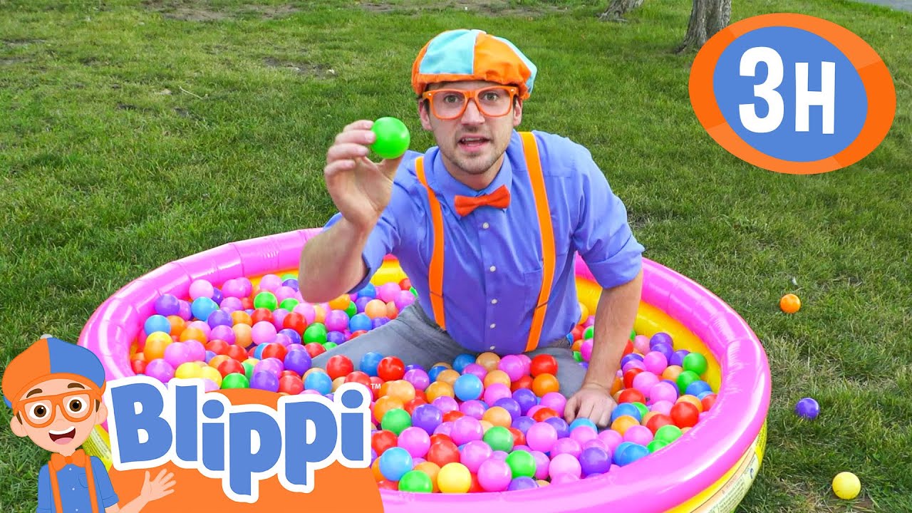 Learn Colors with the Blippi Ball Pit | Blippi - Kids Playground | Educational Videos for Kids Learn Colors with the Blippi Ball Pit | Blippi - Kids Playground | Educational Videos for Kids