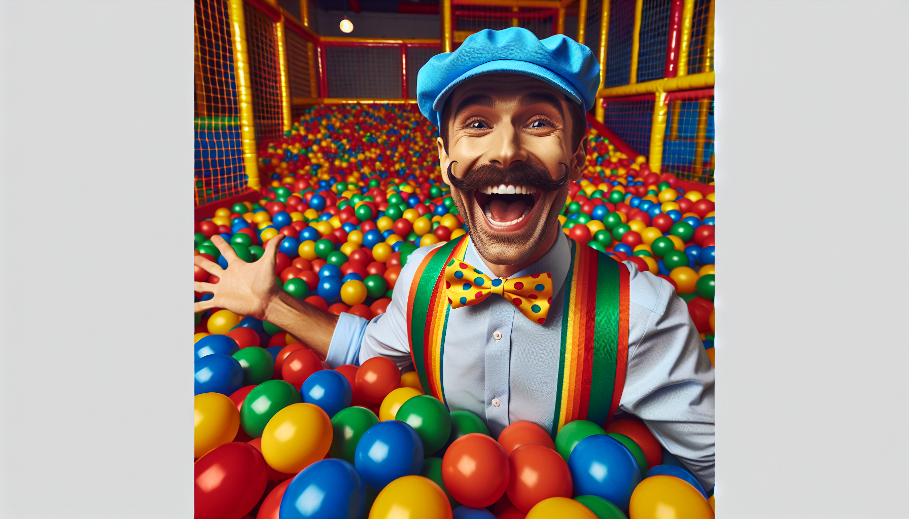 Blippi at the Indoor Playground to Learn Colors | Educational Videos for Toddlers