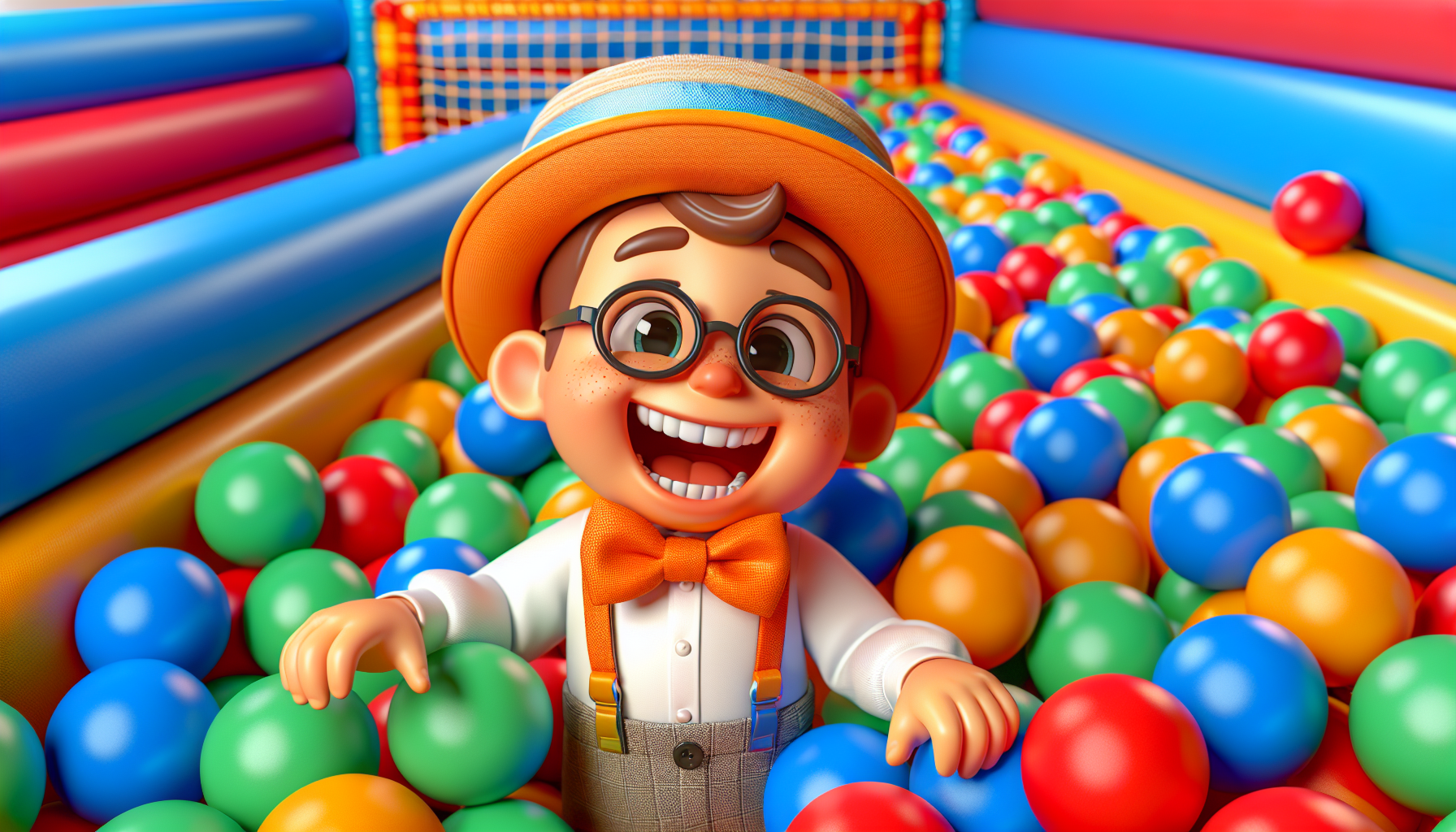 Blippi at the Indoor Playground to Learn Colors | Educational Videos for Toddlers