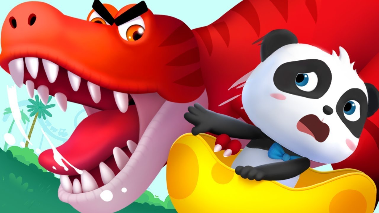 Fun at Dino Amusement Park | Yes Yes Playground Song | Play Safe Song | Kids Songs | BabyBus Lyrics