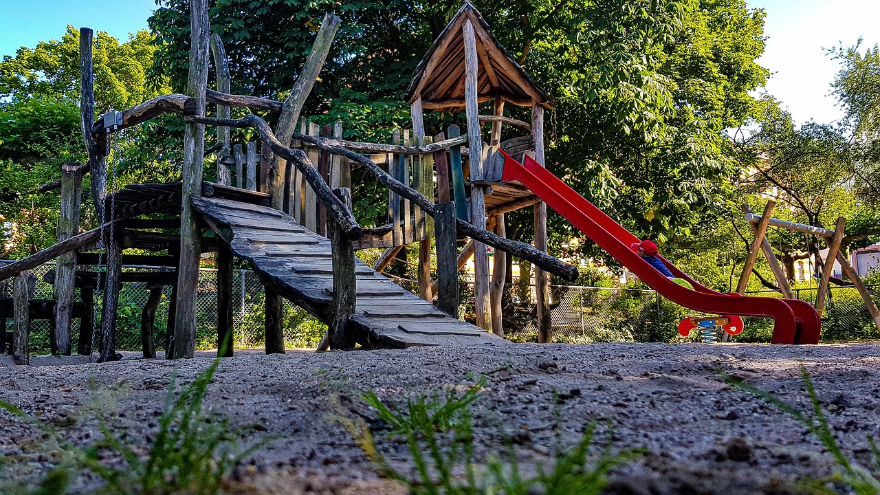 Do Playgrounds Usually Have A Sliding Board?
