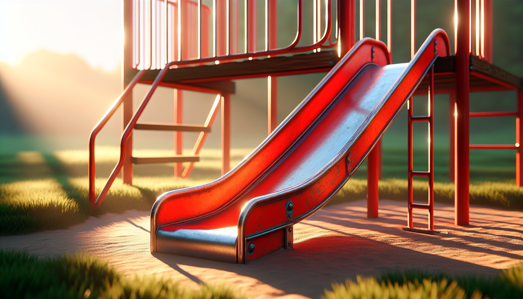 Do Playgrounds Usually Have A Sliding Board?