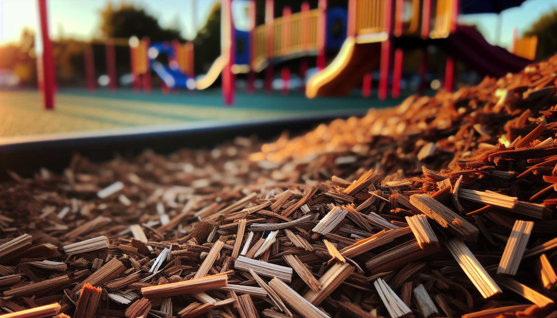 Can I Use Regular Mulch For A Playground?