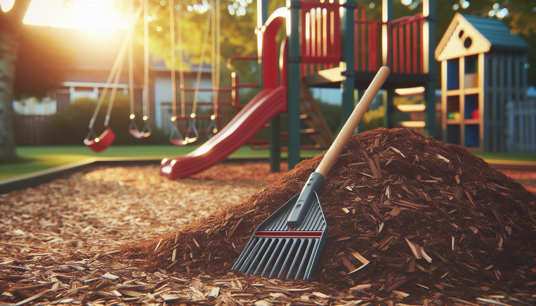 How Should I Mulch A Playground?