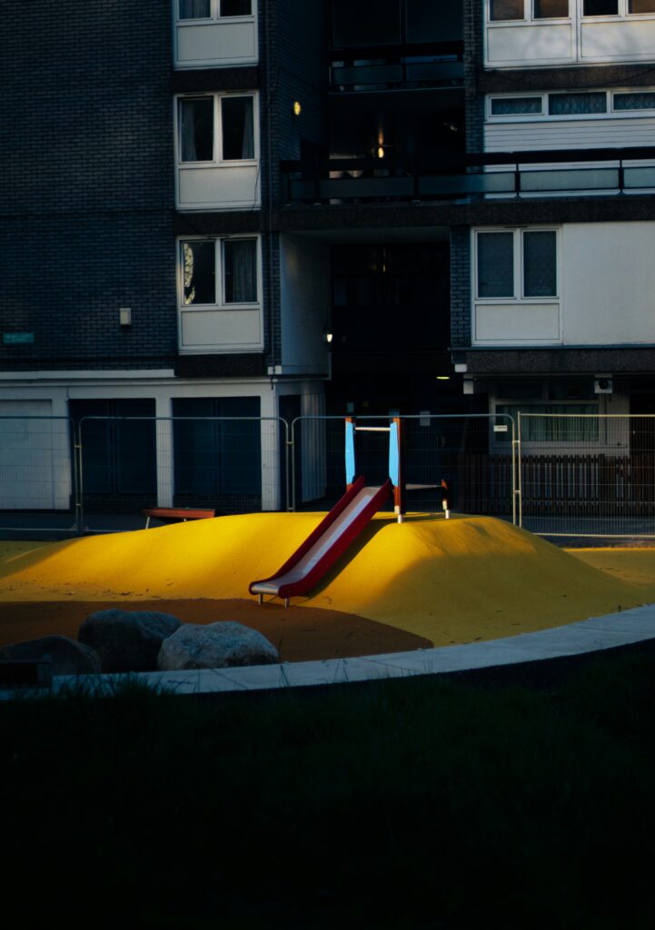 Are There Metal Slides At The Playground?