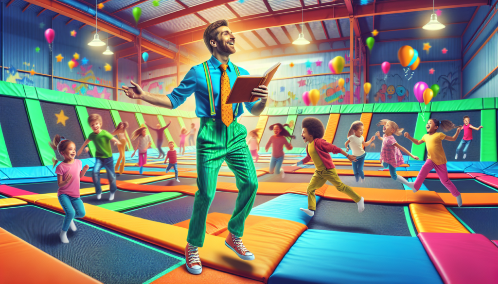 Blippi Visits An Indoor Trampoline Park and Learns Colors  More! | Educational Videos for Kids