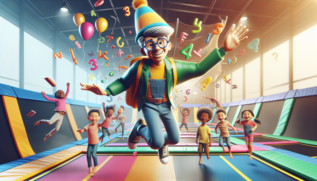 Blippi Visits An Indoor Trampoline Park and Learns Colors  More! | Educational Videos for Kids